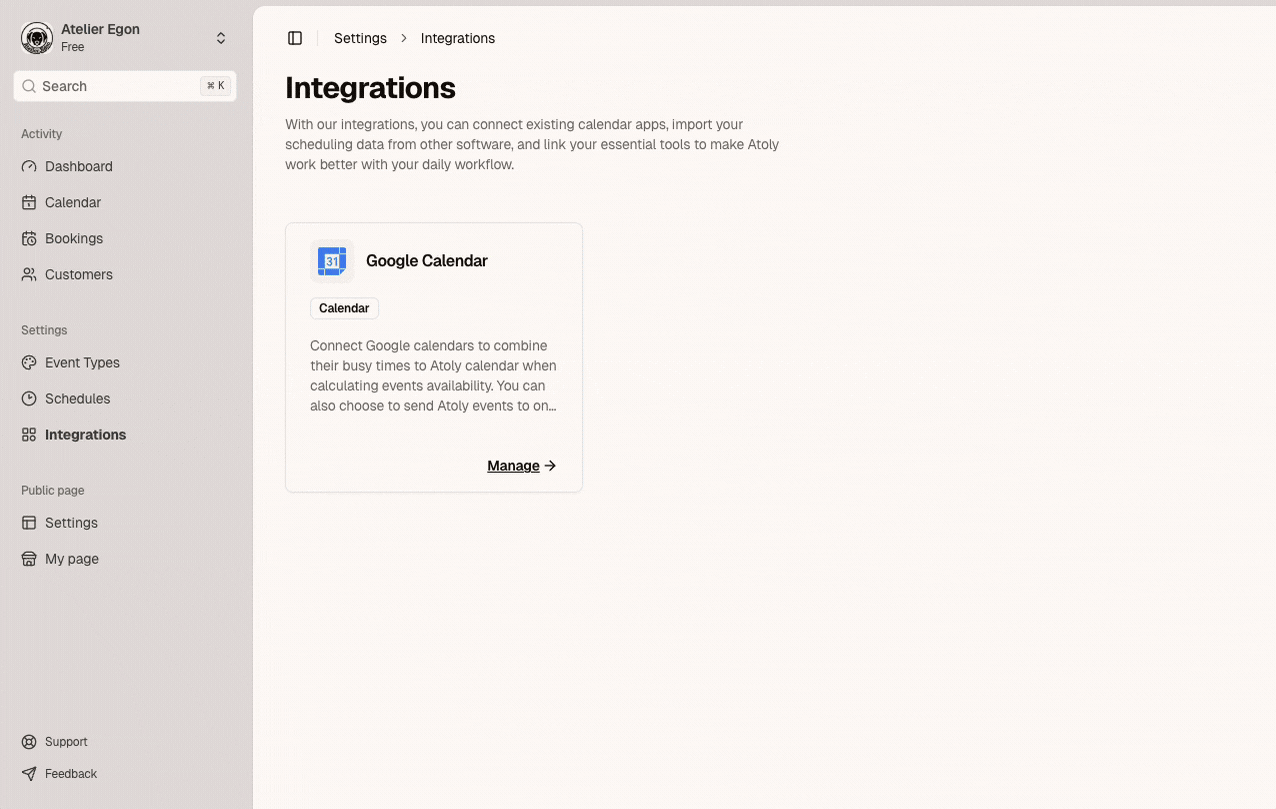 Connect an existing calendar illustration